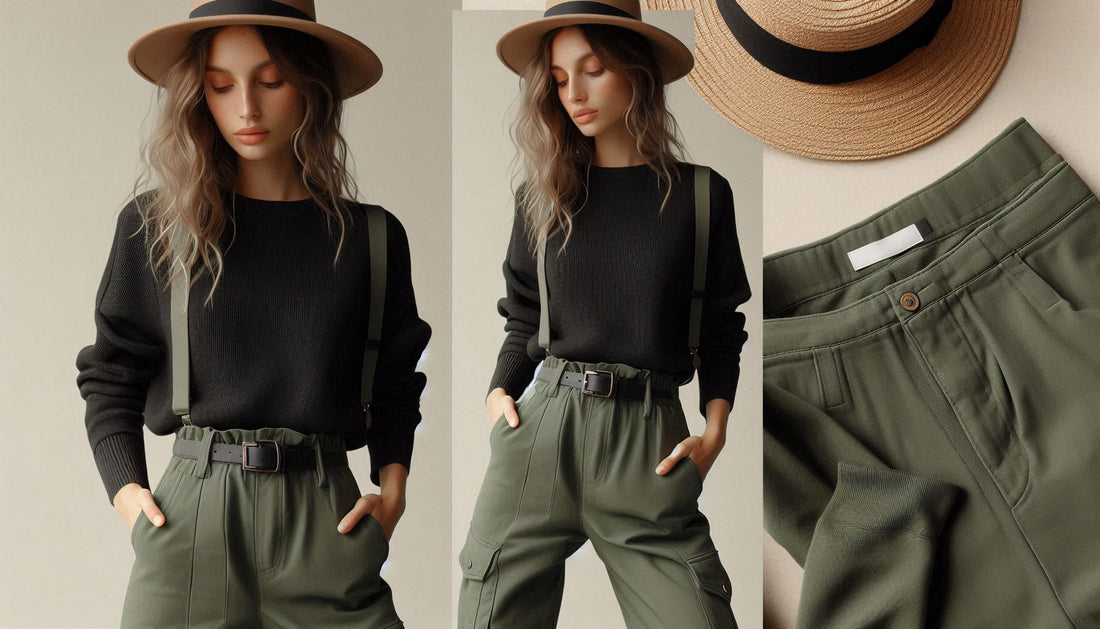 What Is The Best Way To Wear Olive Green Pants With A Black Shirt?