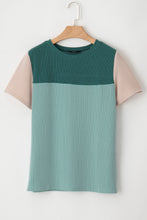 Skobeloff Rib Textured Colorblock T Shirt