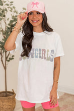 White Rhinestone Cowgirls Graphic Tee