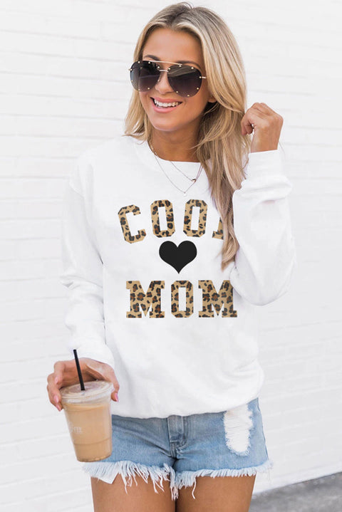 Heart Shaped Embroidered Pullover Sweatshirt