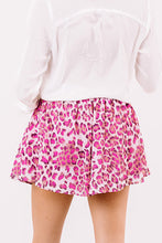 Leopard Print Flutter Casual Shorts