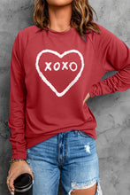 Sudadera de San Valentín con estampado de corazón de xoxo