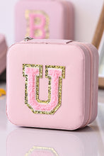 Pink Portable Chenille U Small Jewelry Box