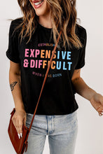 Camiseta gráfica CARA Y DIFÍCIL