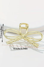 Gold Bowknot Shape Claw Clip