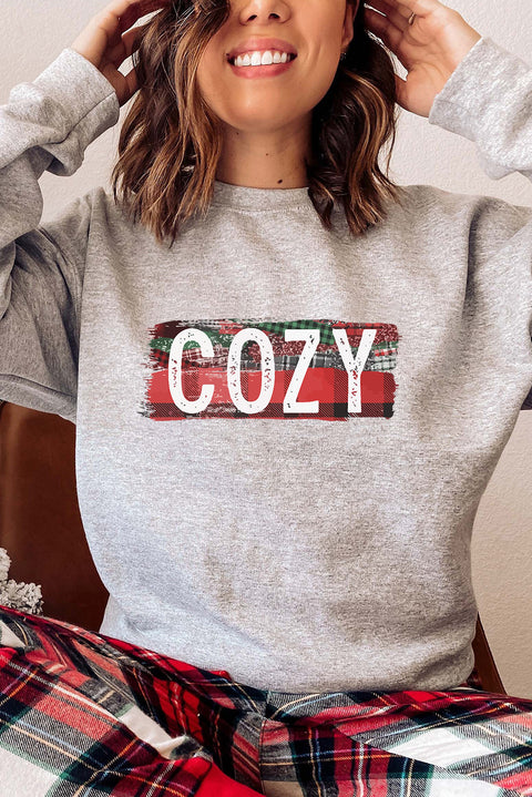 Yes, I'm Cold Letter Print Pullover Sweatshirt