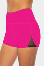 Mesh Cutout Patchwork Swim Shorts