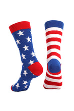 Sail Blue American Flag Pattern Soft Knitted Socks