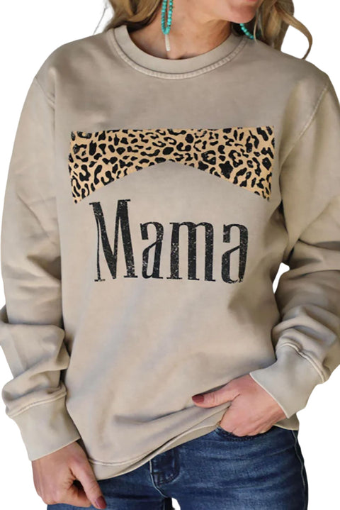 Funny Saying Letters Print Long Sleeve Sweatshirt