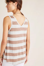 Striped V Neck Tank Top