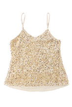 Sequin Adjustable Straps Tank Top