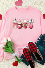 Heart Shaped Embroidered Pullover Sweatshirt