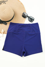 Mesh Cutout Patchwork Swim Shorts