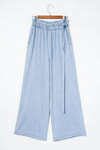 High Waist Pocketed Wide Leg Tencel Jeans