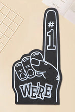 Black WE’RE NO.1 Game Day EVA Foam Cheering Gloves