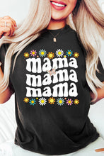 Black Floral mama Butterfly Graphic T Shirt