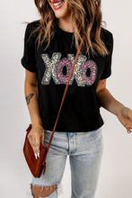 Hello Valentine Letter Print T Shirt