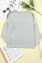 Pocketed Oversized Drop Sleeve Top