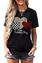 Camiseta con estampado de corazón y lentejuelas