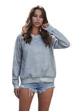 Crew Neck Long Sleeve Sweatshirt