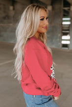 MERRY and BRIGHT Leopard Print Pullover Sweatshirt