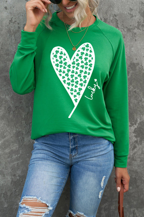 Sudadera de San Valentín con estampado de corazón de xoxo