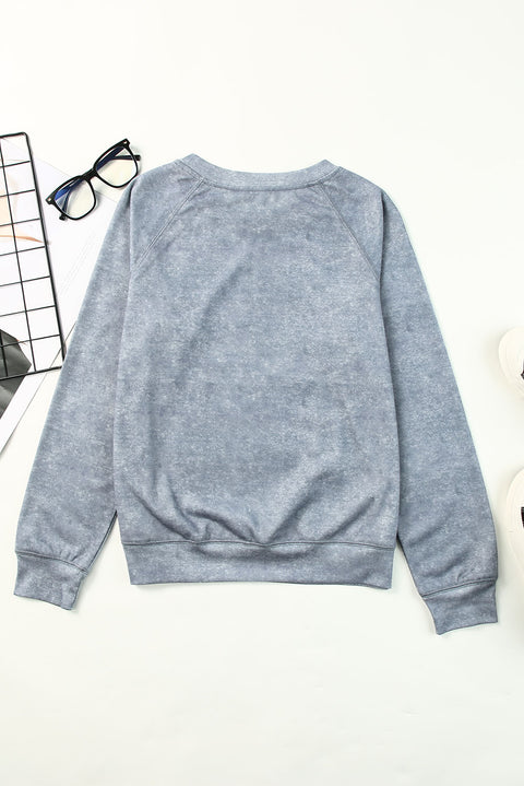 Crew Neck Long Sleeve Sweatshirt