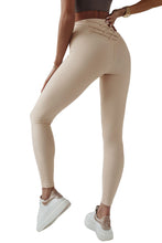 Leggings de cintura alta con control de barriga cruzados 