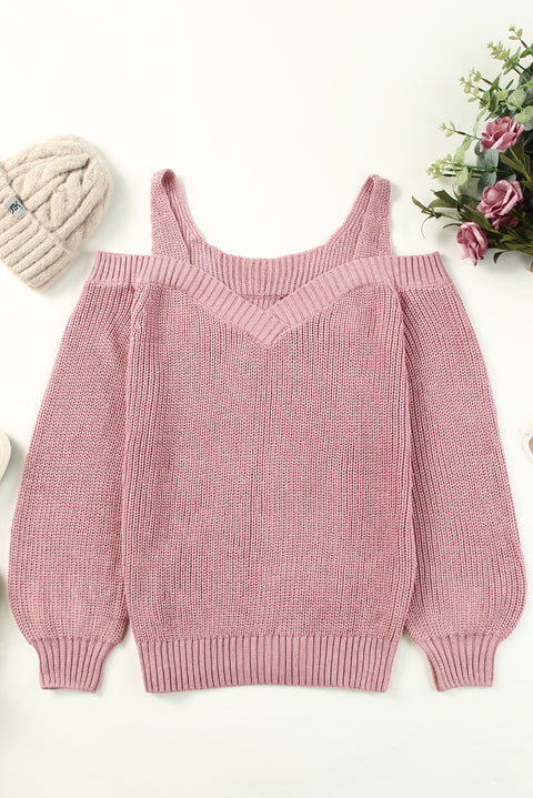 Dew Shoulder Juliette Knitted Sweater