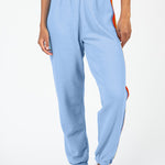 Light Blue Counting Rainbows High Waist Sweatpants