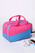 Bonbon Color Block Multi Zip Pocket Portable Yoga Bag