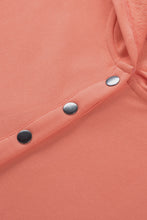 Batwing Sleeve Pocketed Henley Hoodie