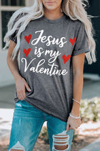 Camiseta con estampado de corazón y lentejuelas