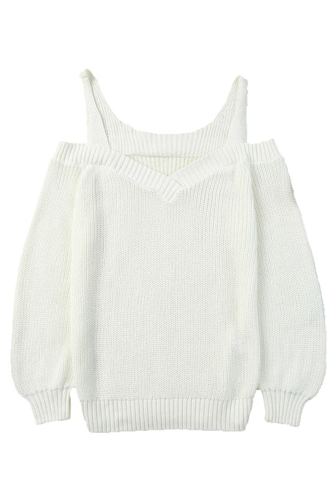 Dew Shoulder Juliette Knitted Sweater