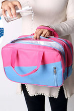 Bonbon Color Block Multi Zip Pocket Portable Yoga Bag