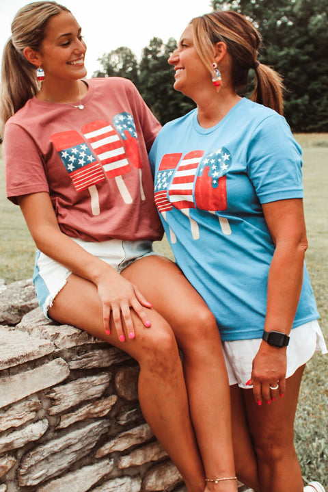 Patriotic Popsicles Short Sleeve Tee