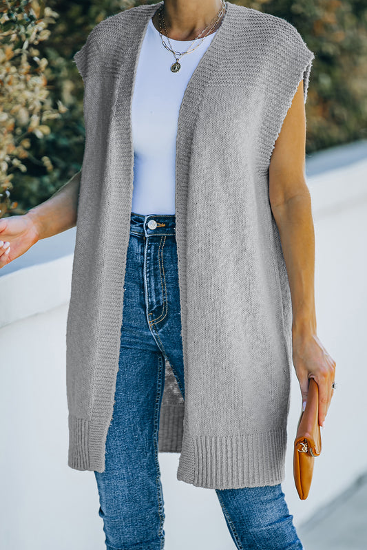 Basic Vest Cardigan Sweater