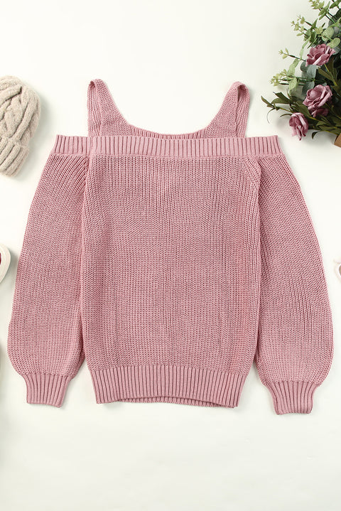 Dew Shoulder Juliette Knitted Sweater