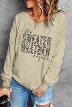 MERRY and BRIGHT Leopard Print Pullover Sweatshirt