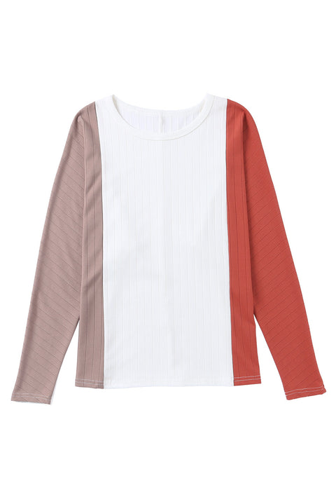 Colorblock Dolman Knit Top