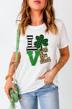 Hello Valentine Letter Print T Shirt