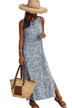 Print Sleeveless Maxi Dress