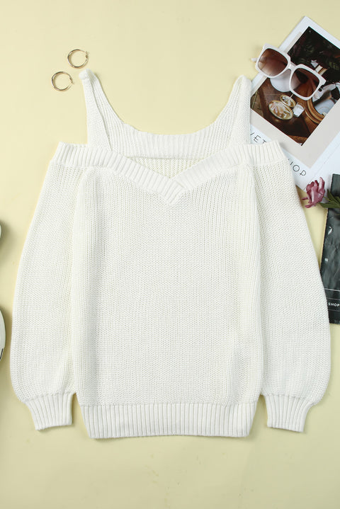 Dew Shoulder Juliette Knitted Sweater