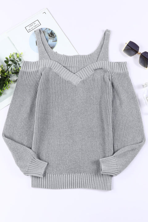 Dew Shoulder Juliette Knitted Sweater