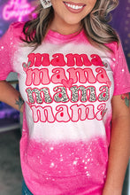 Camiseta teñida anudada con estampado de letras Full of Mama