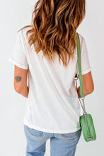 White Bowknot & Cowgirl Boots Graphic Tee