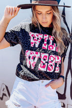 SALVAJE como la camiseta WEST Leopard