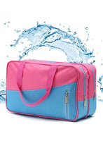 Bonbon Color Block Multi Zip Pocket Portable Yoga Bag