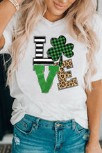 Camiseta con estampado de letras Hello Valentine