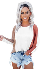 Colorblock Dolman Knit Top